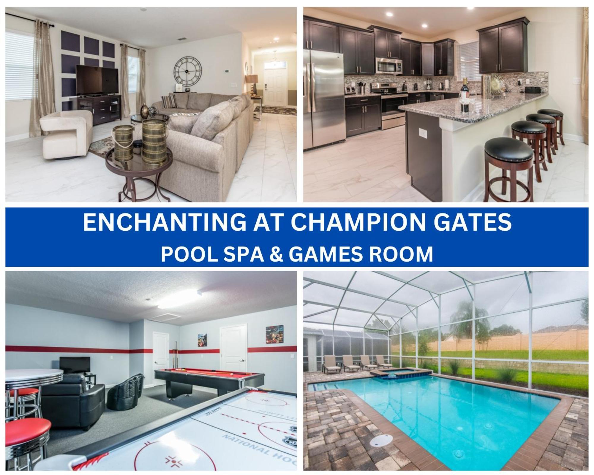 Holiday home Enchanting Escape Private Pool Games