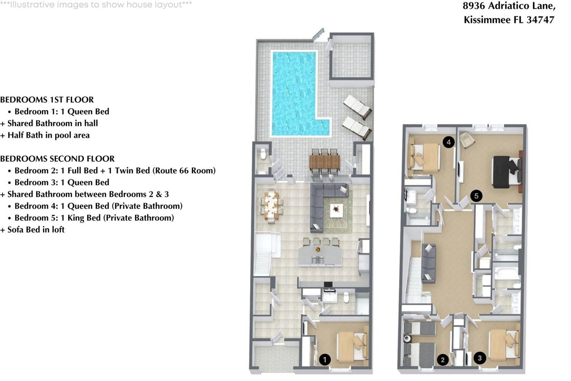 Holiday home 5 Bedrooms - 4,5 Bathrooms - Windsor At Westside 8936 Al