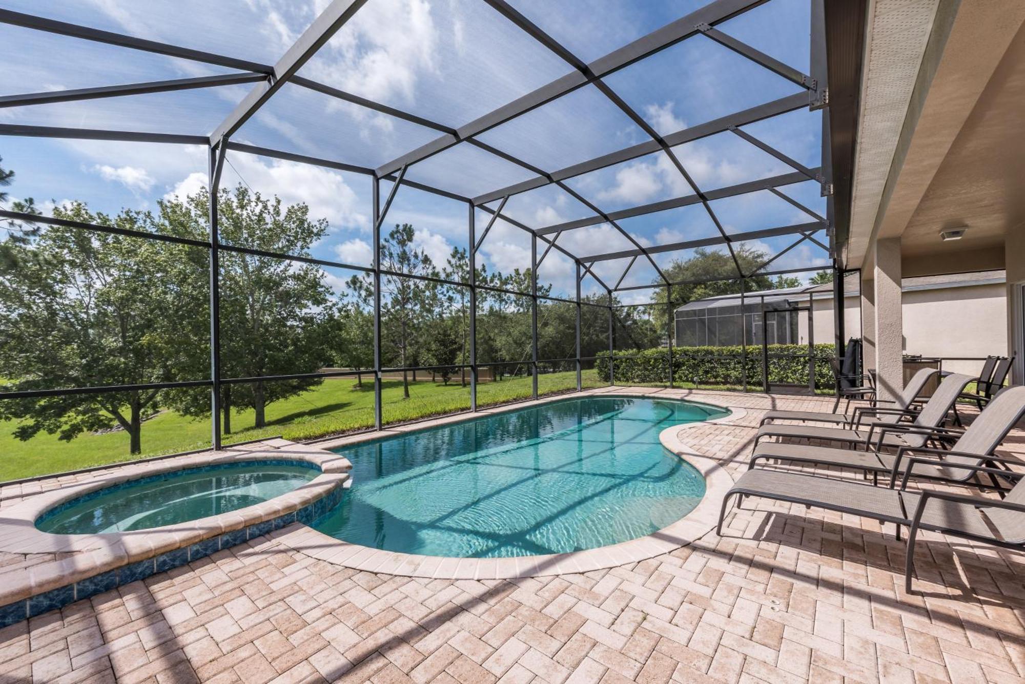 No Rear Neighbor 6br Private Pool/spa Near