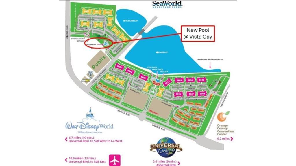Apartment New! Fabulous Vista Cay Luxury Dream Near Theme Parks, And Walk To The Convention Center *