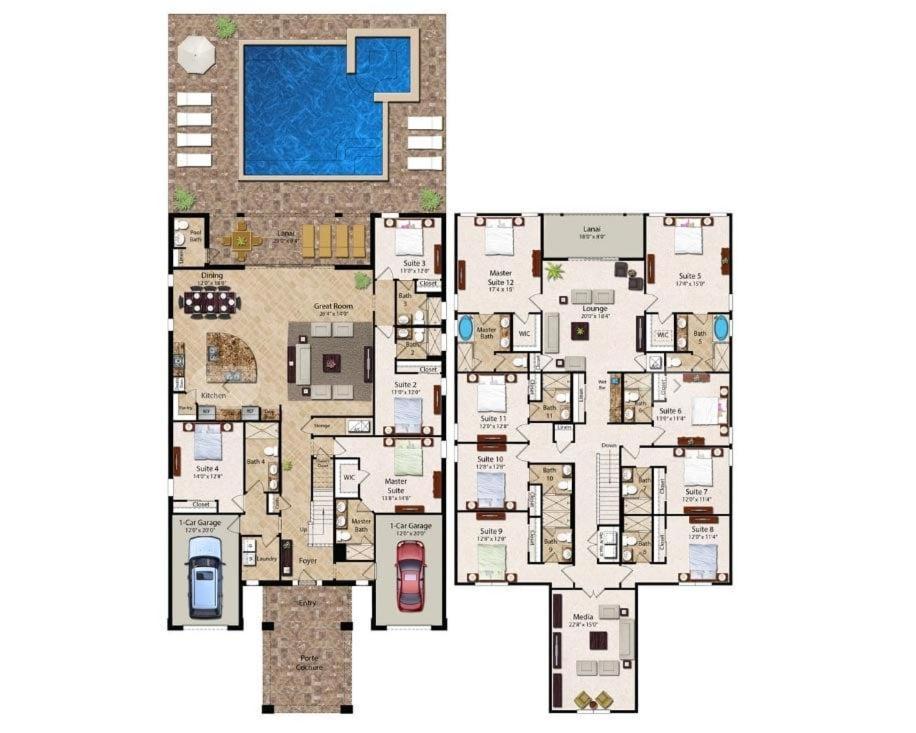Holiday home Gleaming 12 Bdrm With Themed Bedrooms At Encore