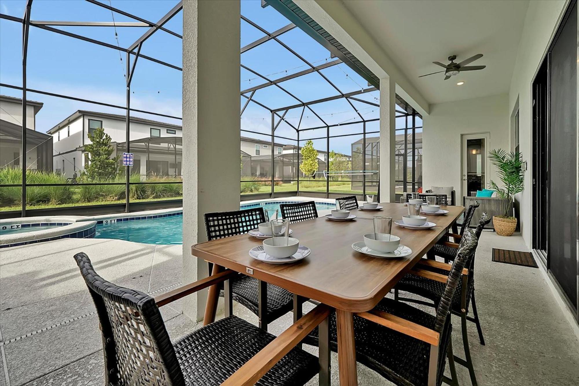 Epic Mansion-pool-game Room-theater-2 Holiday home Orlando