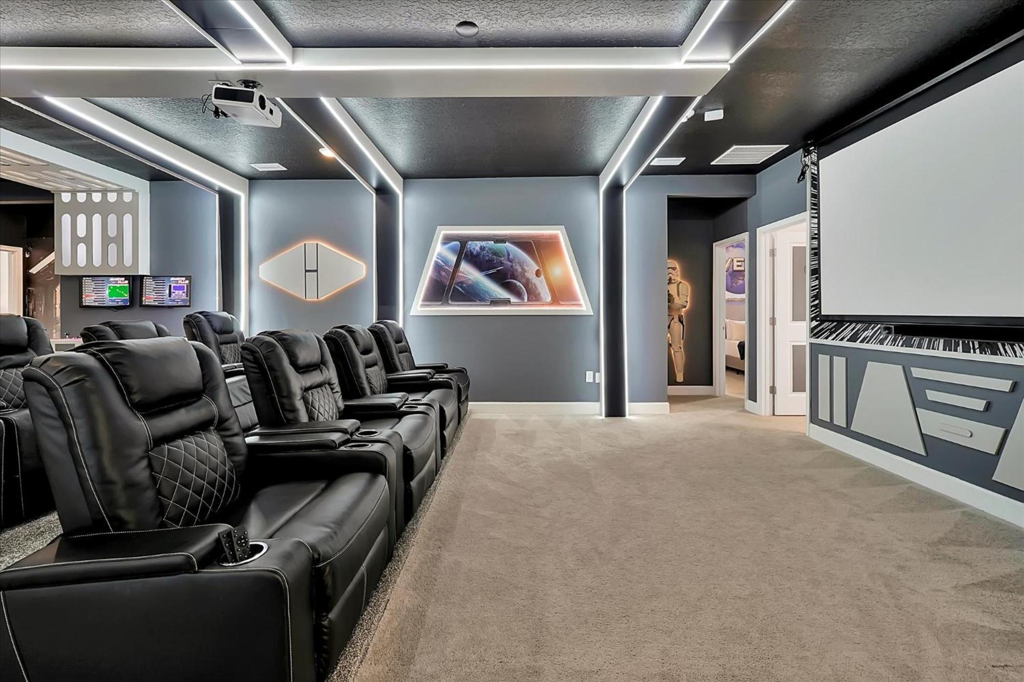 Epic Mansion-pool-game Room-theater-2 Holiday home Orlando