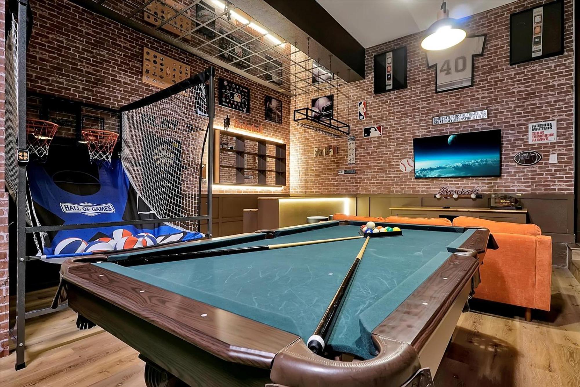 Epic Mansion-pool-game Room-theater-2 Holiday home Orlando