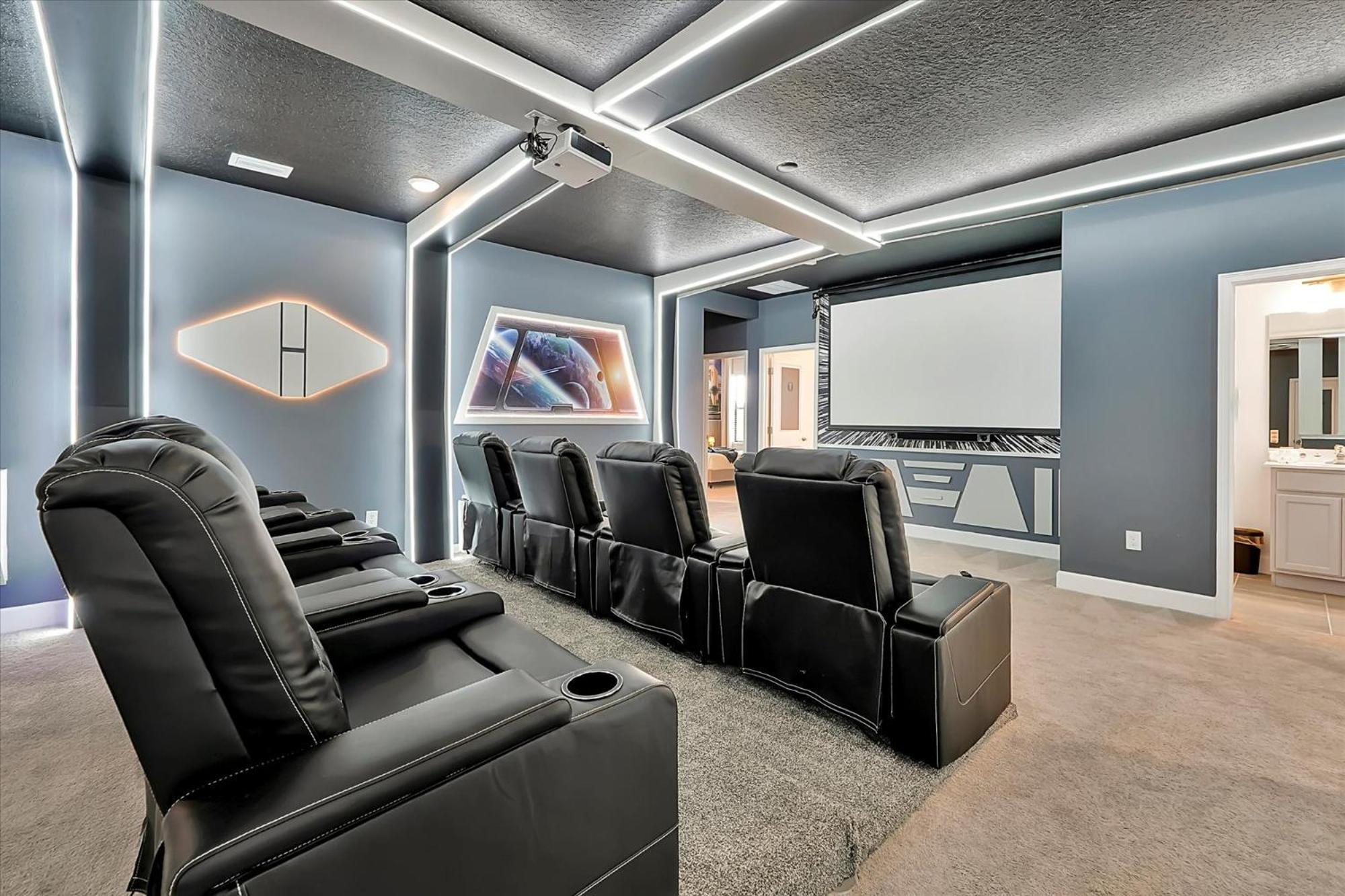Epic Mansion-pool-game Room-theater-2 * Orlando