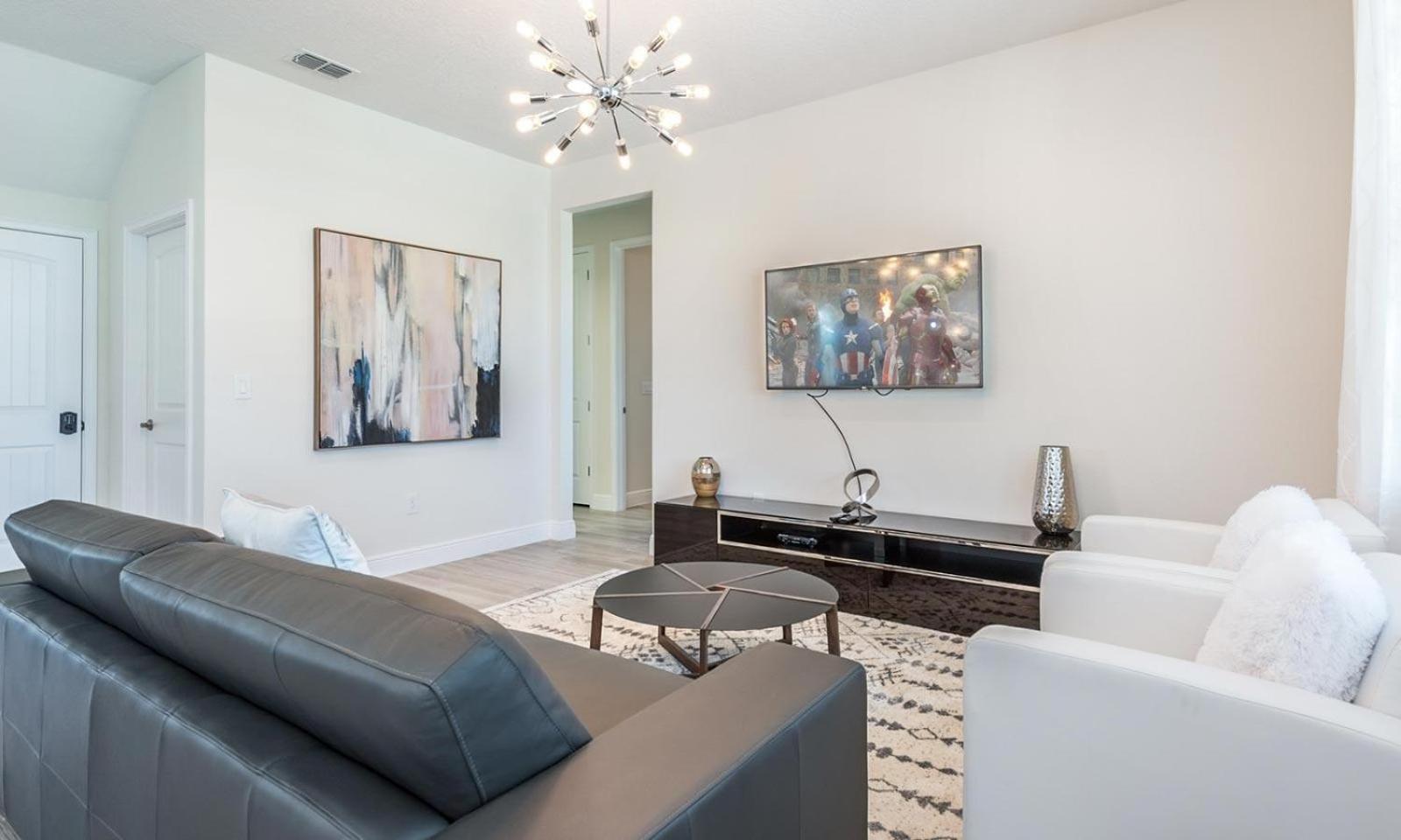 Bright Chic 6 Bdrm With Games At Encore Casa de férias *