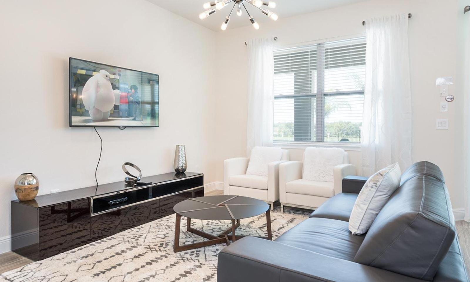 Casa de férias Bright Chic 6 Bdrm With Games At Encore Orlando