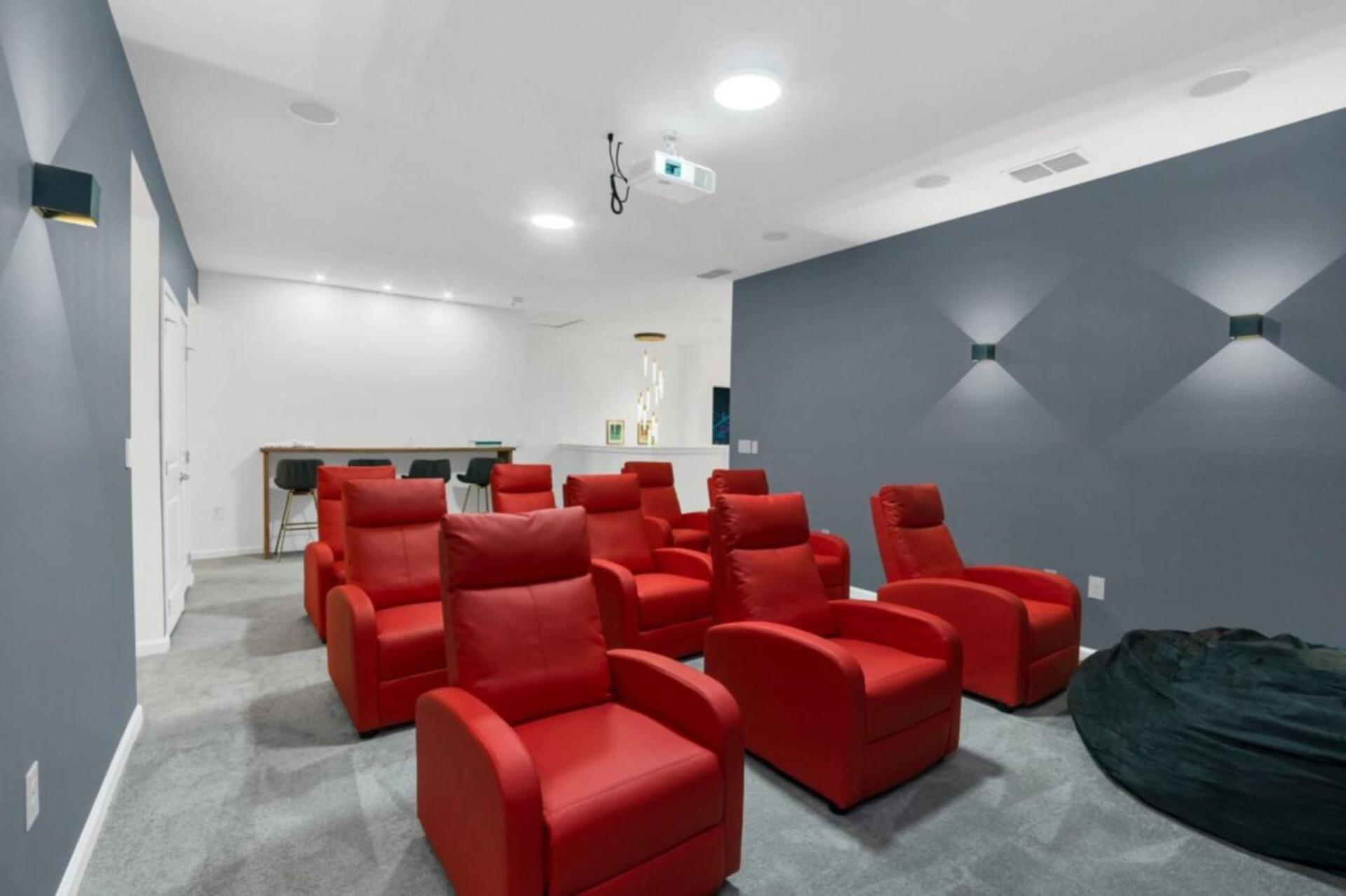 Villa Relaxing Retreat With Theater 6331 Orlando
