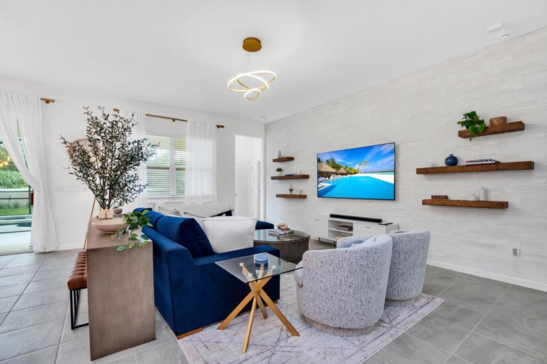 Relaxing Retreat With Theater 6331 Villa Orlando