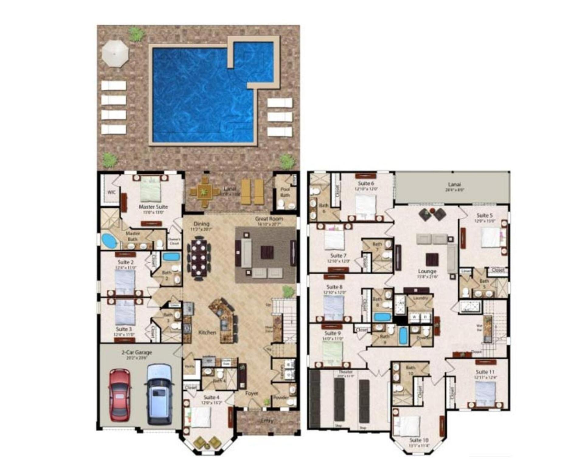 Villa Ultimate 5 Star With Private Pool On Encore At Reunion 4391 Orlando