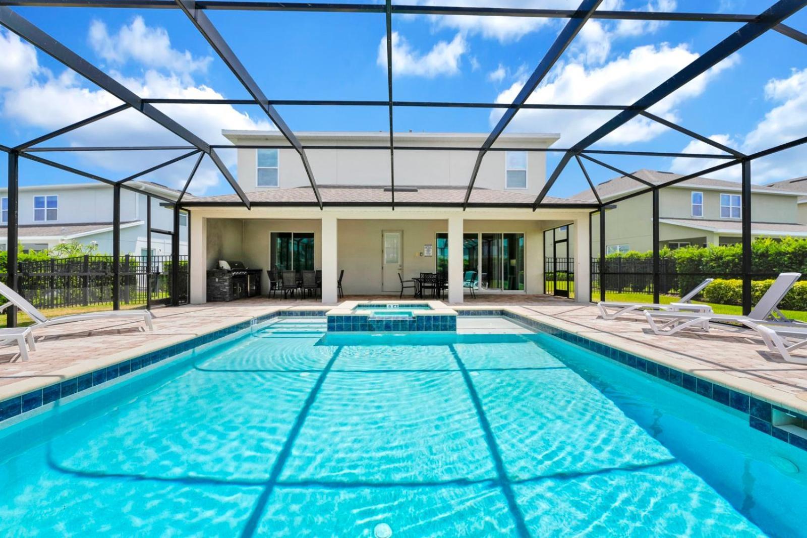 Holiday home Spacious With Private Pool Near With Water Park Access At Encore By Renty - 7720ff Orlando