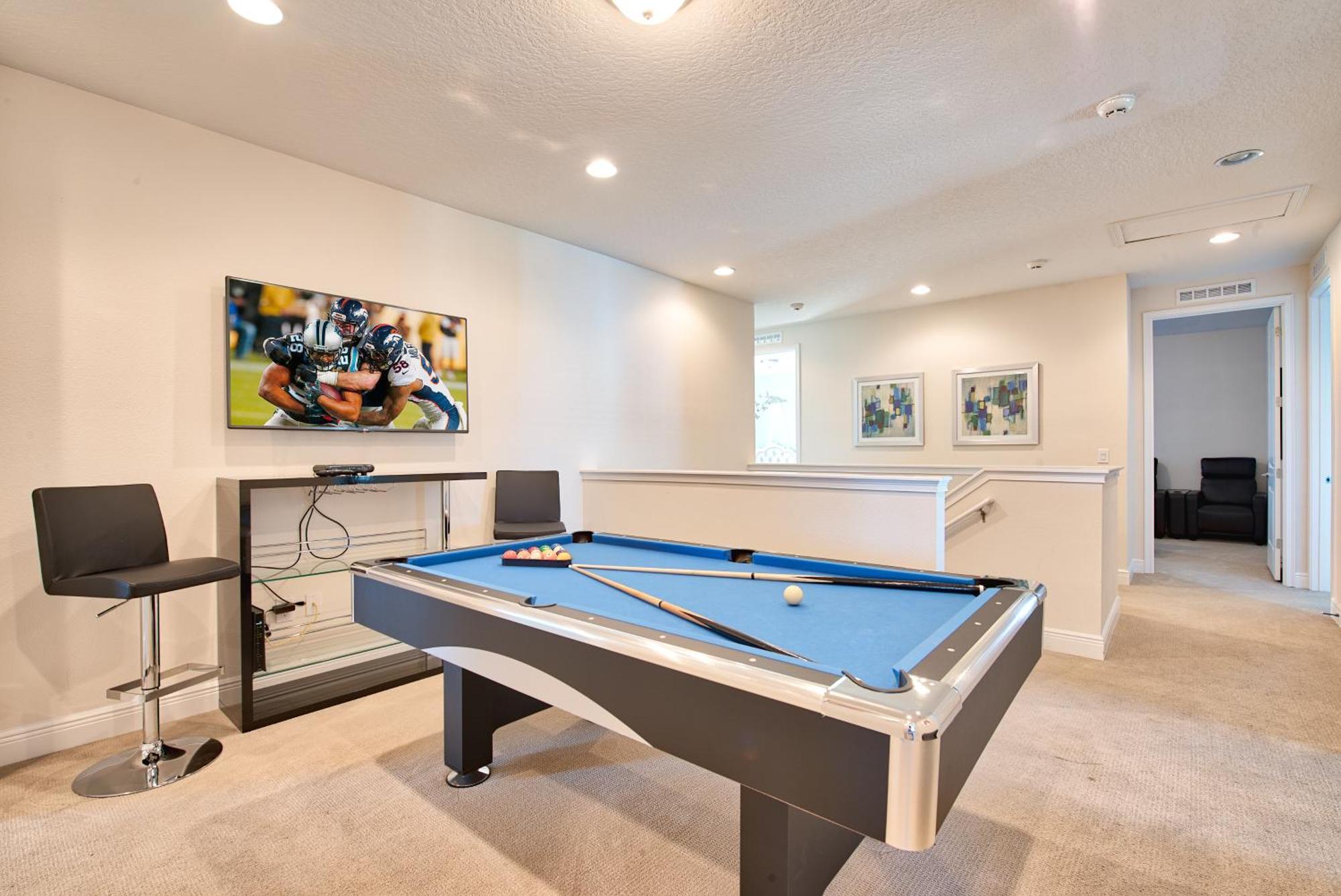 Stylish With Media & Pool Table Near By Rentyl - 7601m * Orlando