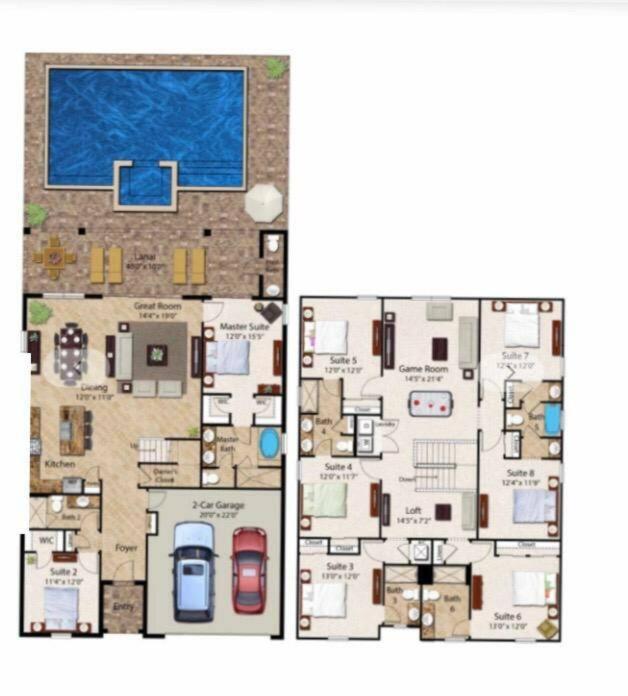 Luxury Retreat 8bd - Close To *