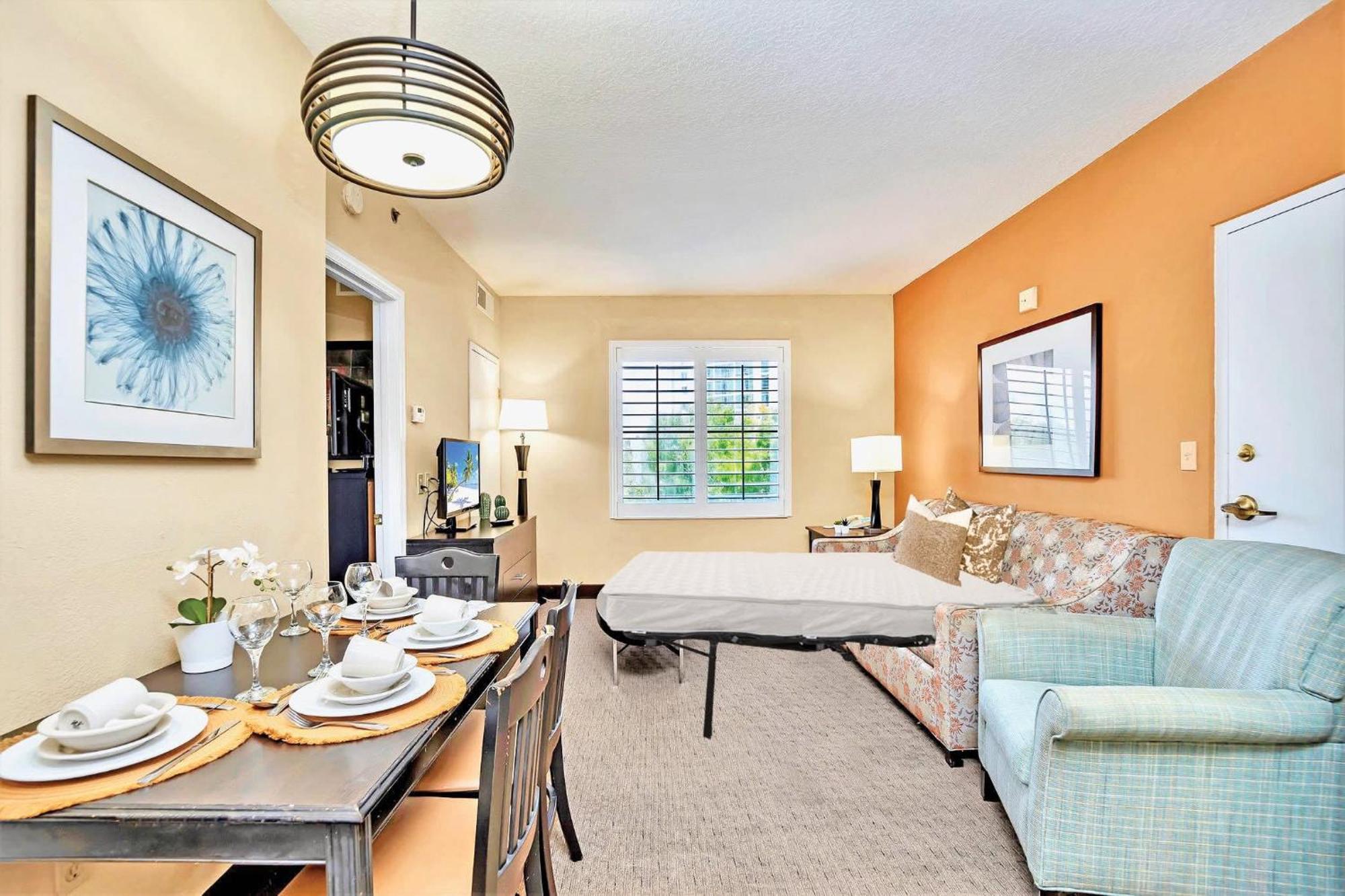 Apartment Modern With 2 Queen Beds - Near
