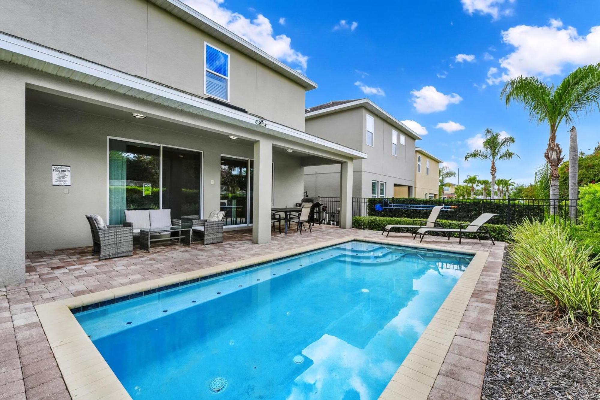 Welcoming With Game And Private Pool With Water Park Access At Encore Reunion - 150mn * Orlando